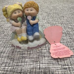 Be My Sweethearts Figurine - Boy & Girl with Lollipops